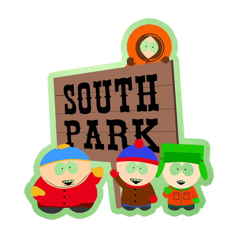 South Park Glow in the Dark Vinyl Decal - Custom Size