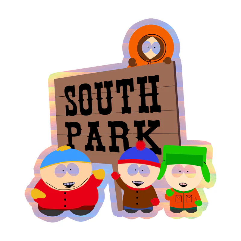 South Park Holographic Vinyl Decal - Custom Size