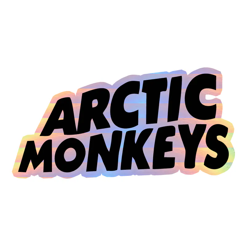 Arctic Monkeys Holographic Vinyl Decal - Custom Size