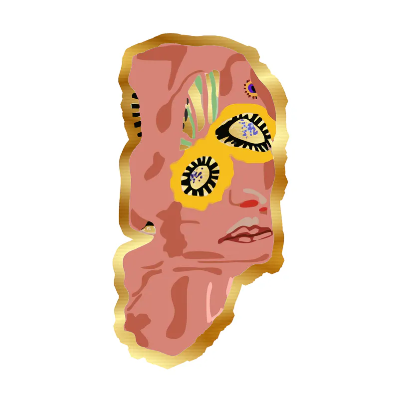 Cage The Elephant Gold Chrome Vinyl Decal - Custom Size