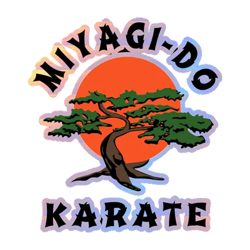 Cobra Kai Holographic Vinyl Sticker - Custom Size