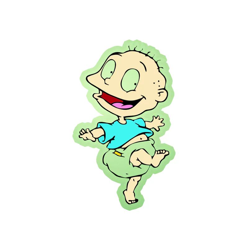Rugrats- Tommy - Glow in the Dark Vinyl Sticker - Custom Size