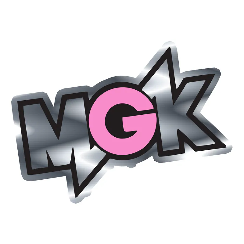 Machine Gun Kelly Silver Chrome Vinyl Decal - Custom Size