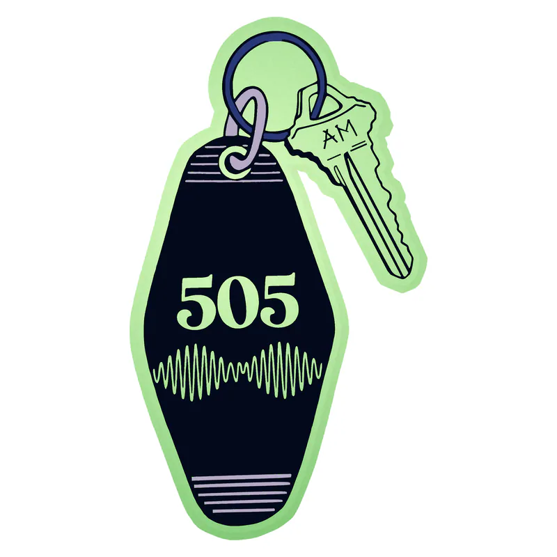 Arctic Monkeys Glow in the Dark Vinyl Decal - Custom Size
