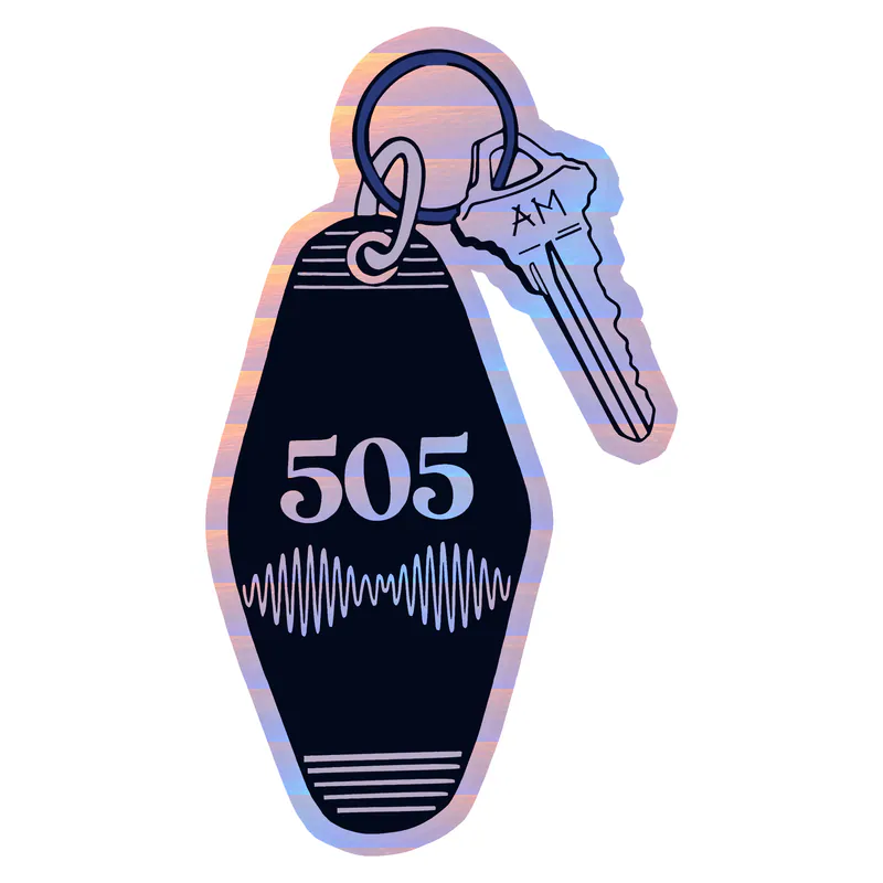 Arctic Monkeys Holographic Vinyl Decal - Custom Size