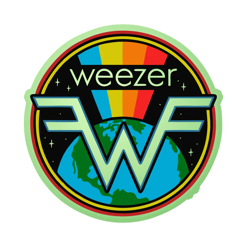 Weezer Glow in the Dark Vinyl Decal - Custom Size