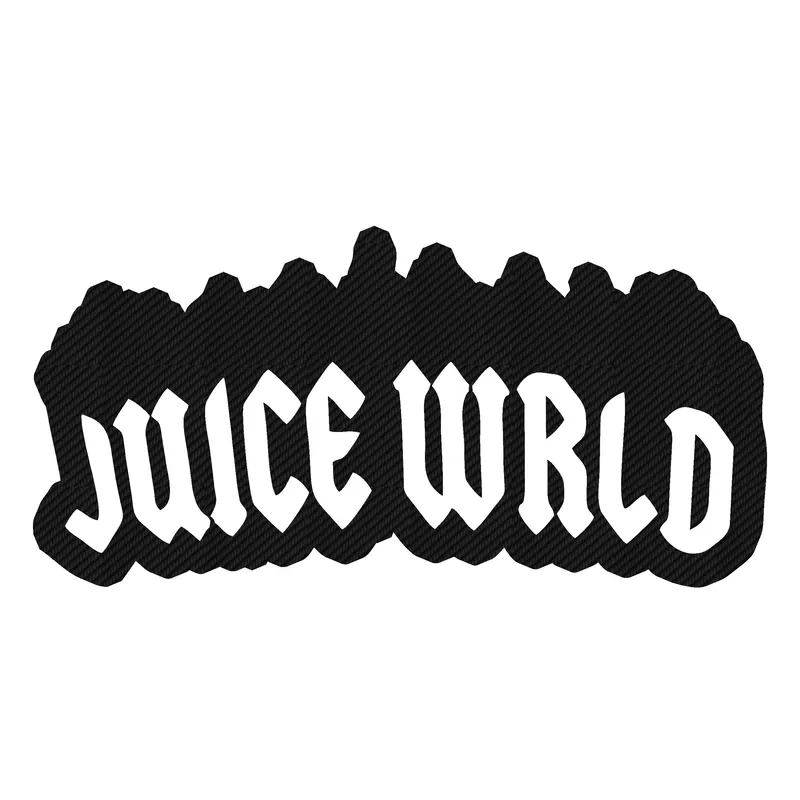 Juice Wrld Carbon Fiber Vinyl Decal - Custom Size