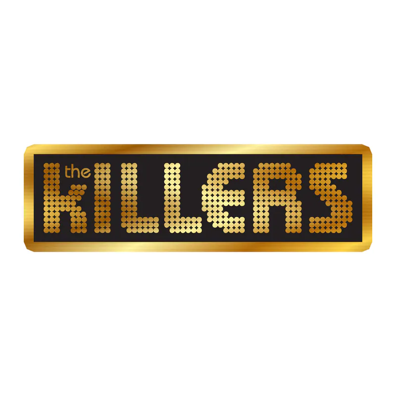 The Killers Gold Chrome Vinyl Decal - Custom Size
