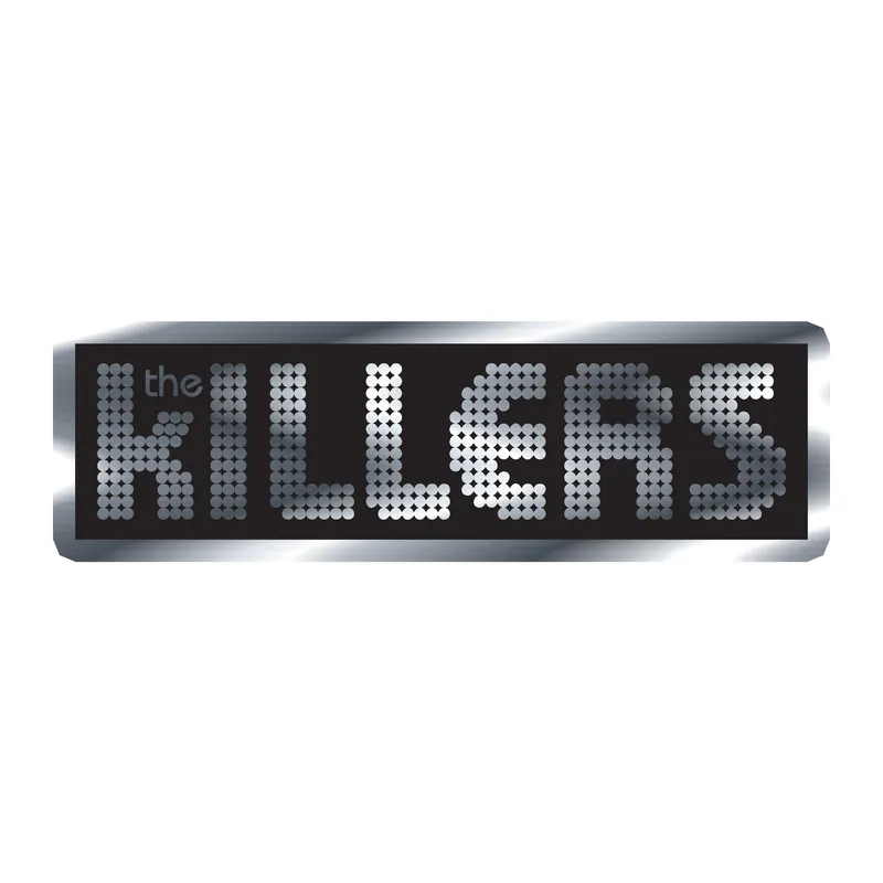 The Killers Silver Chrome Vinyl Decal - Custom Size