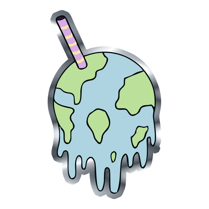 Juice Wrld Silver Chrome Vinyl Decal - Custom Size