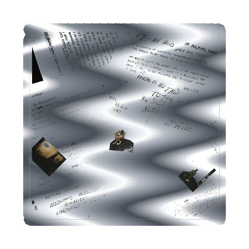 xxxtentacion - Album Cover - Silver Chrome Vinyl Decal - Custom Size