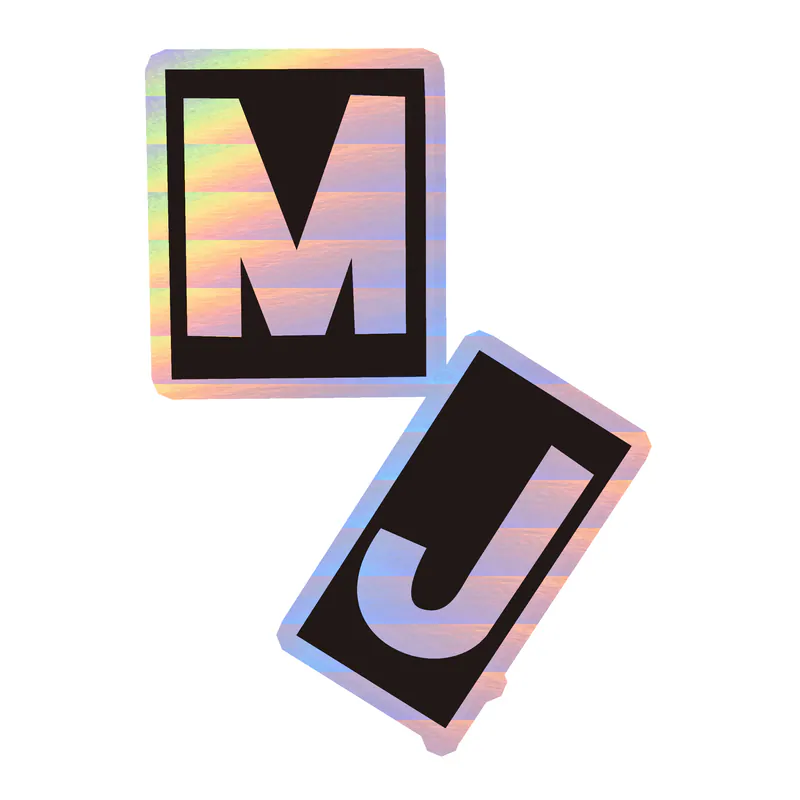 Michael Jackson Holographic Vinyl Decal - Custom Size