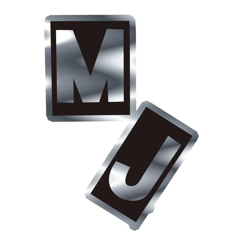 Michael Jackson Silver Chrome Vinyl Decal - Custom Size