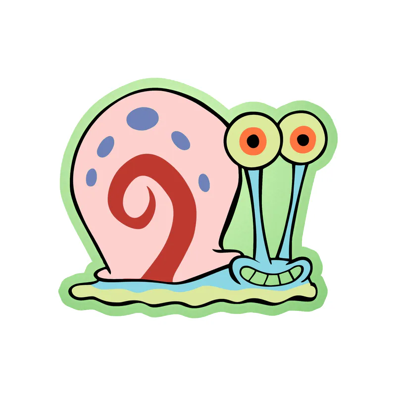 Spongebob - Glow in the Dark Vinyl Decal - Custom Size