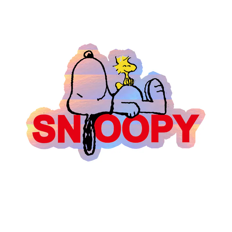 Snoopy Holographic Vinyl Decal