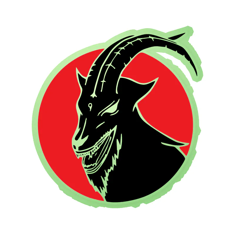 Slipknot Glow in the Dark Vinyl Decal - Custom Size