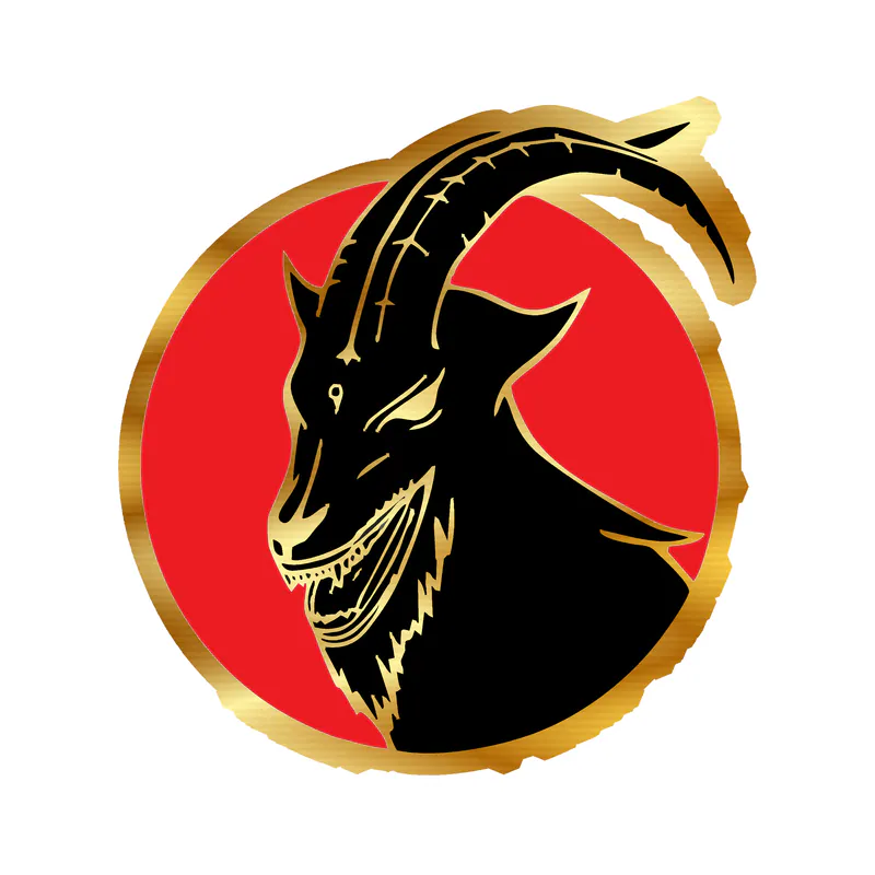 Slipknot Gold Chrome Vinyl Decal - Custom Size