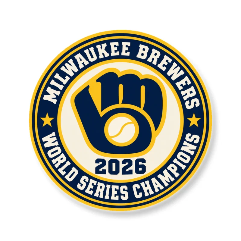 Milwaukee Brewers - 2026 World Series Champions - Seal - Temporary Tattoo