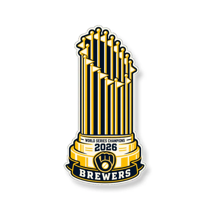 Milwaukee Brewers - 2026 World Series Champions - Trophy - Temporary Tattoo