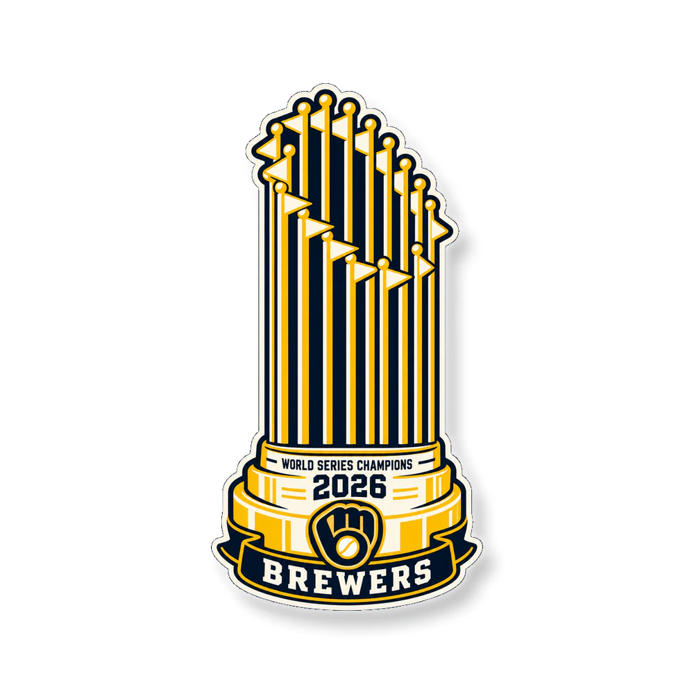 Milwaukee Brewers - 2026 World Series Champions - Trophy - Temporary Tattoo